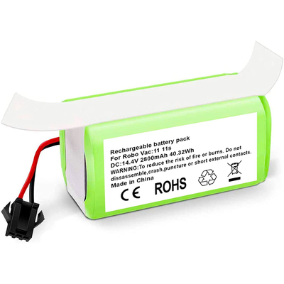 RoboVac 진공 청소기 리튬 배터리 11S 15C 15T 14.4V 2800mAh 리튬 이온 배터리