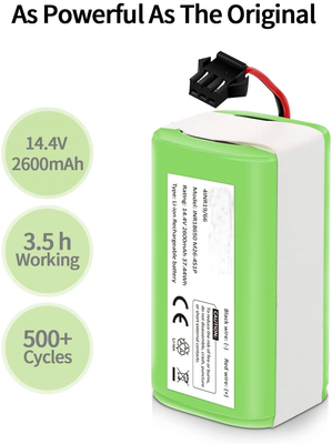 14.4V 2600mAh 리튬 이온 배터리 15C A800 충전식 교체 배터리