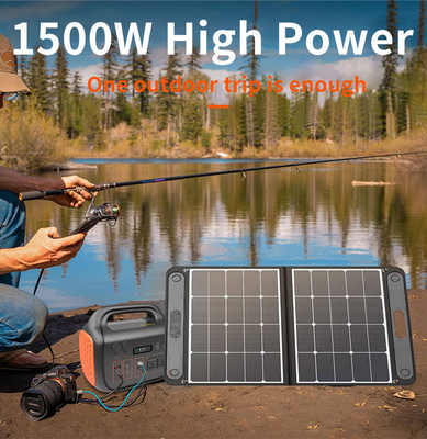 옥외 비상사태 1000W 휴대용 태양 발전기 동력화차 40000mAh