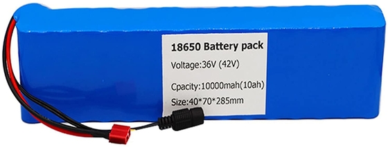 36V 18650 리튬 배터리 팩 BMS 10AH 전차 리튬 이온 배터리