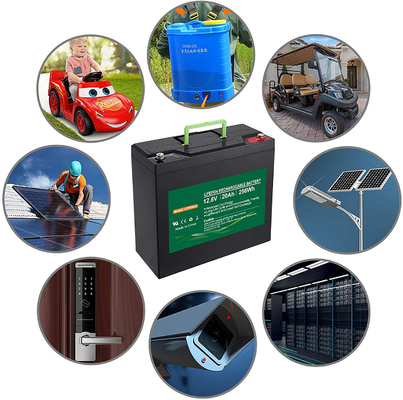 리FePO4 리튬 인산염 건전지 20ah 12v 리튬 이온 건전지 깊은 주기 IP67