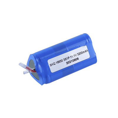 3S1P 3C 리튬 전지 3200mAh 1.6A 18650 재충전용 리튬 이온 건전지